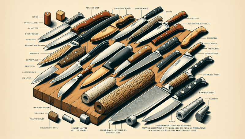 What Are The Different Handle Materials For Kitchen Knives?